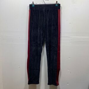 MNML Velour Side Stripe Track Pants Large